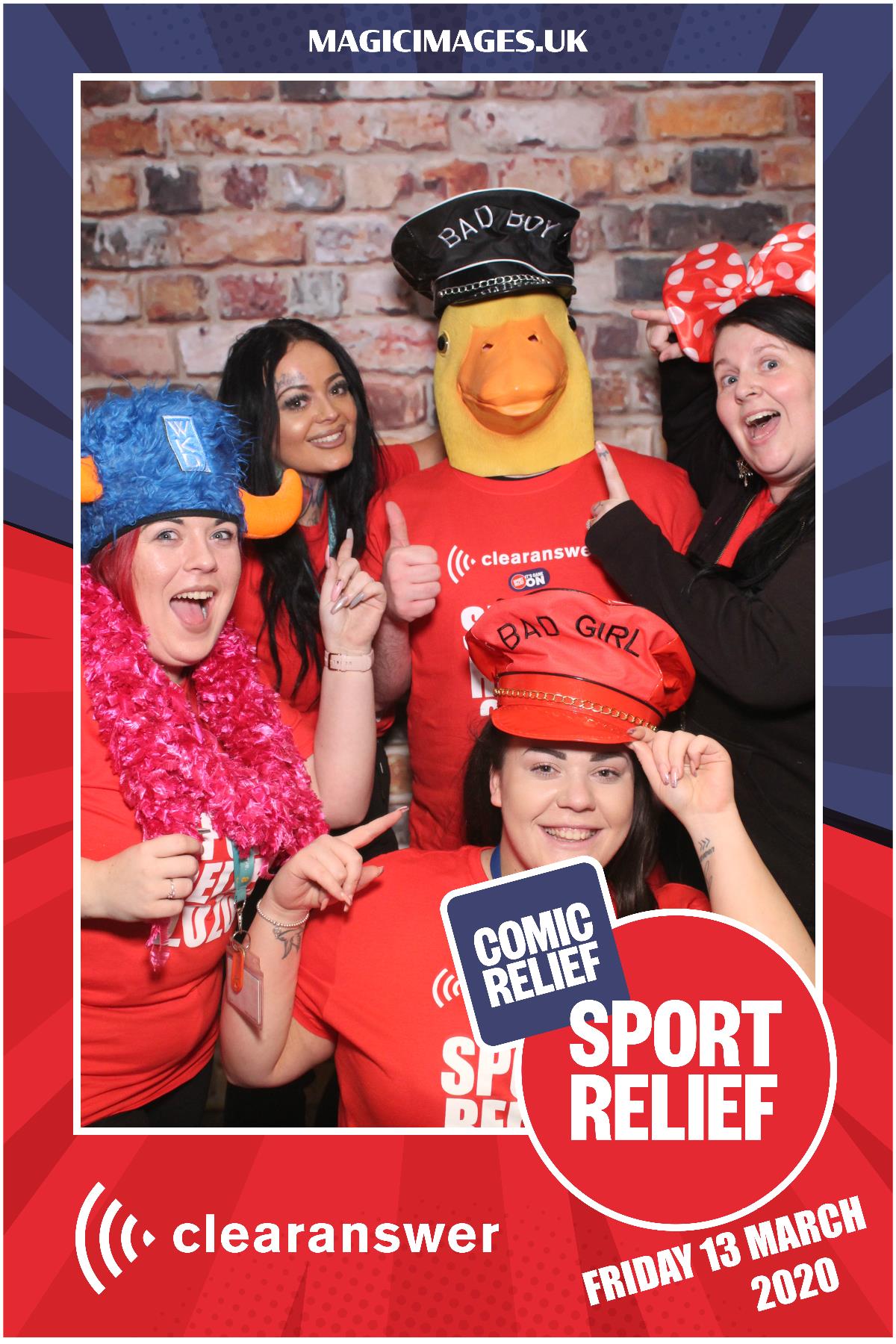 Clear Answer Sport Relief | View more photos from the event at gallery.magicimages.uk/u/MagicImages/Clear-Answer-Sport-Relief